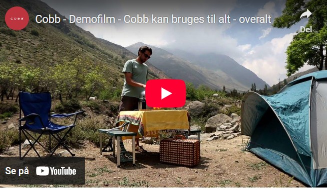 Cobb grill kan bruges hvor som helst hele &aring;ret