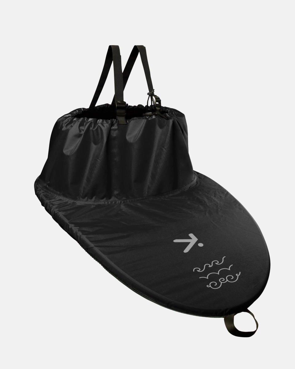 Fitflex Light 110 Sprayskirt med seler Nylon overtræk til turkajak sort