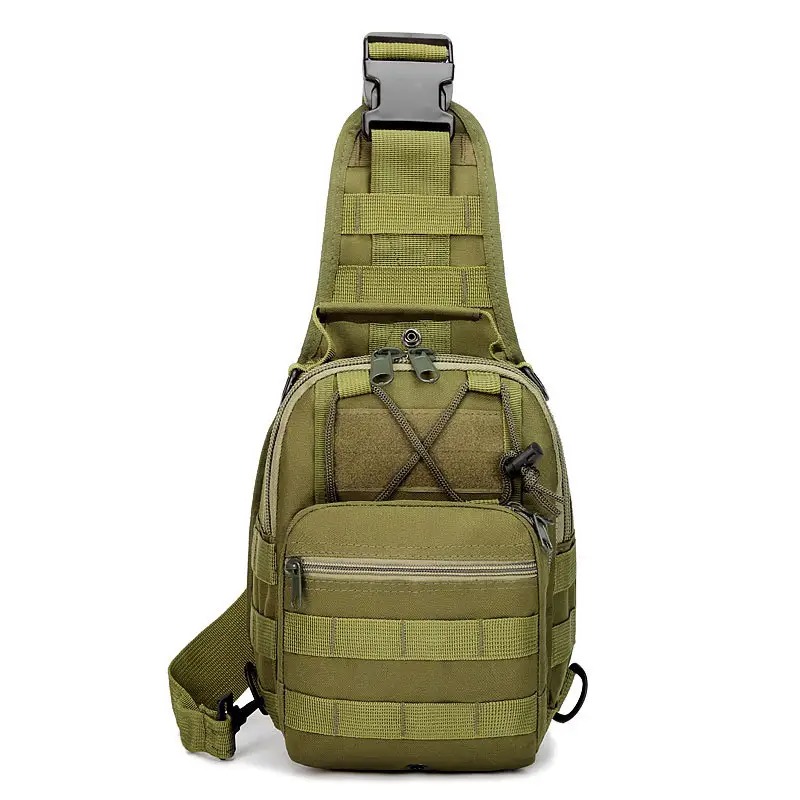 Taktisk EDC & Skuldertaske (Army Green) Let og vandtæt 20x30cm