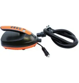 Elektrisk pumpe med automatsikring til SUP board. 12V stik. - PAKKETILBUD