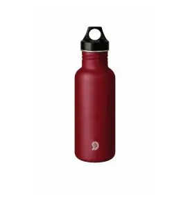 Active Stålflaske med Loop-låg – 0,5 L (Mørkerød) - Drikkedunke og termoflasker