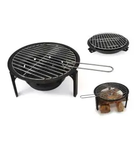 Outdoors CampFire bålfad med grillrist - 