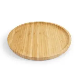 Bambus tallerken 25 cm. - Nordic Bamboo Gourmet - Udekøkken og udstyr