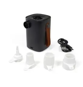 Batteridrevet Luftpumpe 330 l/min – m. Lanterne - 