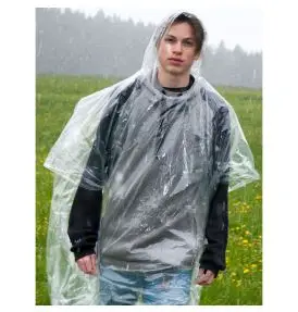 Bionedbrydeligt Regnslag (PLA) – Miljøvenlig Regnponcho til Festival & Outdoor - Outdoor