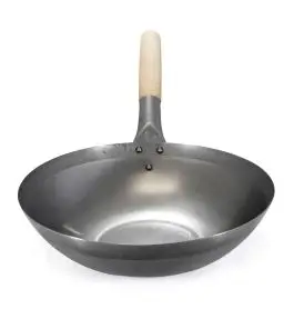 Hybrid Wok 30 cm. Pro-Carbon. Fra Køkken til Bål - Støbejern: Gryder, Pander & Vaffeljern