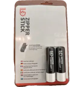 Gear Aid Zipper Lubricant Stick 2 x 4,5 gram - Rojakker og overdele