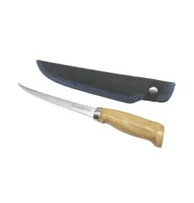Kinetic Nordic Filetkniv med ergonomisk træskæfte - Udekøkken og udstyr