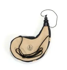 Klassisk Bota Vandsæk i Læder 1 liter Rounded - Camping og Outdoor