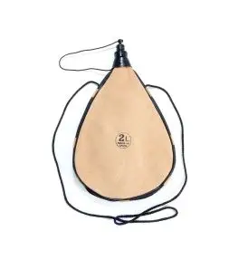 Klassisk Bota Vandsæk i Læder 2 liter Straight - Camping og Outdoor