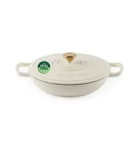 Lav Støbejernsgryde 2.8L (Cream) – PFAS-Fri & Emaljeret. Salter Chester - Støbejern: Gryder, Pander & Vaffeljern
