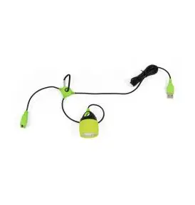 LED Lejrlampe Neon Gul. 200 lumen Varm hvid. Serieforbind med USB - Lygter og lanterner