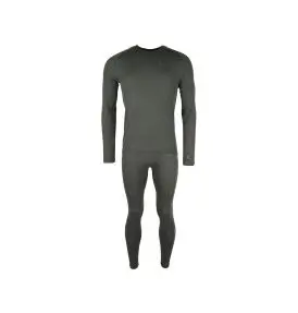 Uldundertøj merinould sæt unisex. Mørk grøn - 