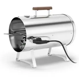 Muurikka Elektrisk Rygeovn Pro i Rustfrit Stål – 1100W (Justerbar 80–220°C) - Røgning & Røgflis