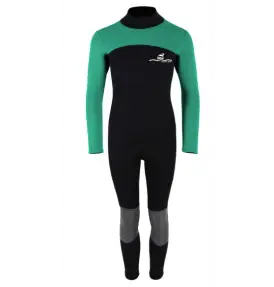 Ocean Våddragt til børn - Grøn - 3mm neopren - Stand Up Paddle - SUP Board