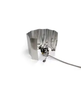 Letvægts Vindskærm til Gasblus – Outdoors Rullebar (18 cm) - Tilbehør til Bål og Grill