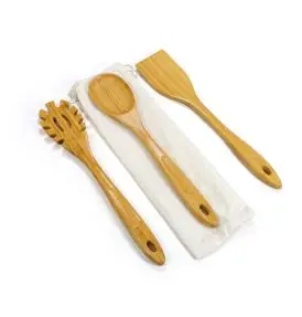 Outdoors Bambus grydeske "Nordic Bamboo Køkkensæt" - Tilbehør til Bål og Grill