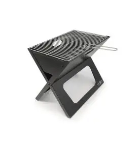 Outdoors Klapgrill 'BBQ' Rustfrit stål - Grill og bålfad