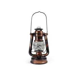Outdoors Flagermuslygte 25 cm – Rustik stormlygte & petroleumslampe, Retro Zink - Lygter og lanterner