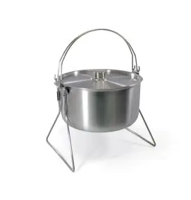 Outdoors Bålgryde 10 Ltr. Emaljeret stål - Tilbehør til Bål og Grill