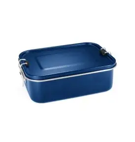 Outdoors madkasse Lunch Box Deluxe 0,8 L – Mat Mørkeblå (Dark Blue) - Madkasser og madopbevaring
