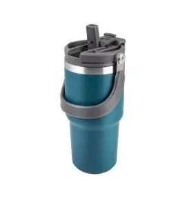 Outdoors 'Transit' Termokrus med låg/sugerør 60 cl. Blå - Drikkedunke og termoflasker