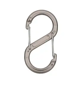 S-Shape Karabinhage i Aluminium – 80 x 7 mm (Metal) - Tilbud Outdoor