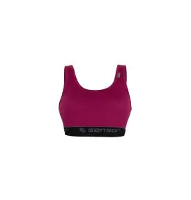 Sensor Merino Active Sports-BH til Damer – Lilla (Uld Sports-BH) - Uldundertøj & Baselayer