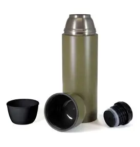 SteelCore Termoflaske 1 Liter (Olive) - Drikkedunke og termoflasker
