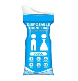 Tissepose & Nødtoilet med Gel 900 ml – Unisex til Bil, Camping & Tur - Toilet & Hygiejne til Outdoor, Kajak & Camping