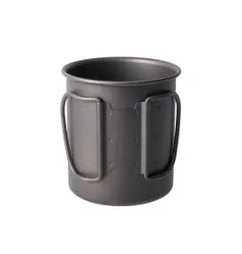 Titanium Kogekrus med Foldbare Håndtag (375 ml) – Ultralight & Rustfri - Titanium Outdoor & Hverdag