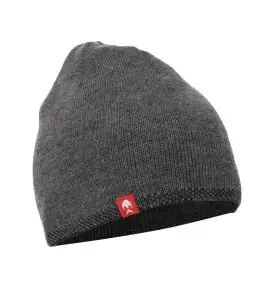 Vendbar Merinould Beanie – Dobbeltstrikket Vinterhue - Merino uld